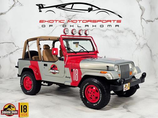 Silver 1995 Jeep Wrangler S