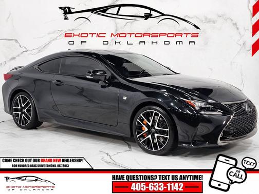 Black 2018 Lexus RC 350 Base