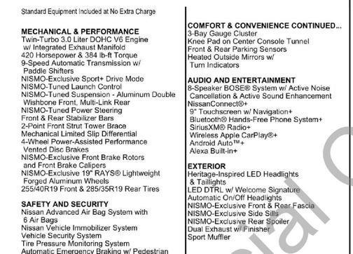 2024 Nissan Z NISMO Auto