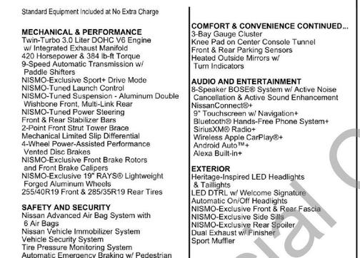 2024 Nissan Z NISMO Auto