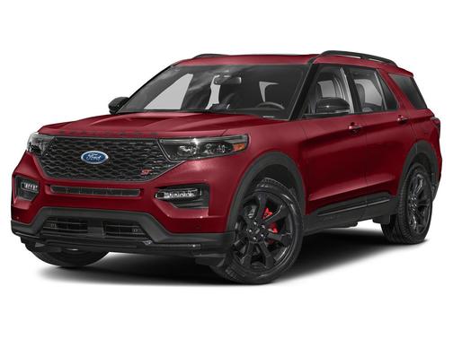 Rapid Red Metallic Tinted Clearcoat 2023 Ford Explorer ST