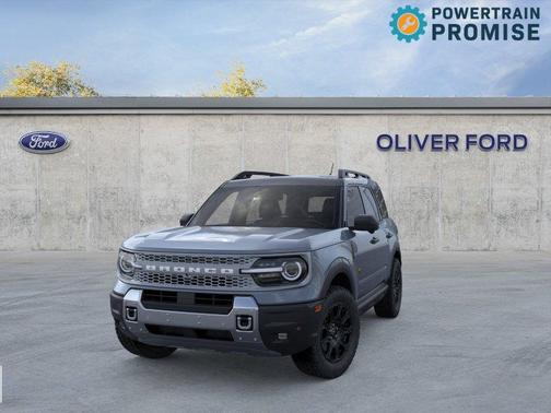 Azure Gray Metallic Tri-Coat 2026 Ford Bronco Sport Badlands