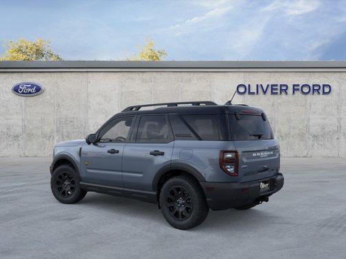 Azure Gray Metallic Tri-Coat 2026 Ford Bronco Sport Badlands