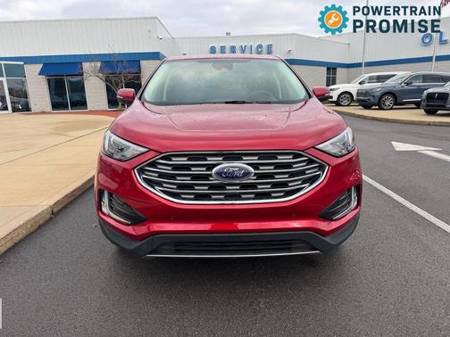 Rapid Red Metallic Tinted Clearcoat 2024 Ford Edge Titanium
