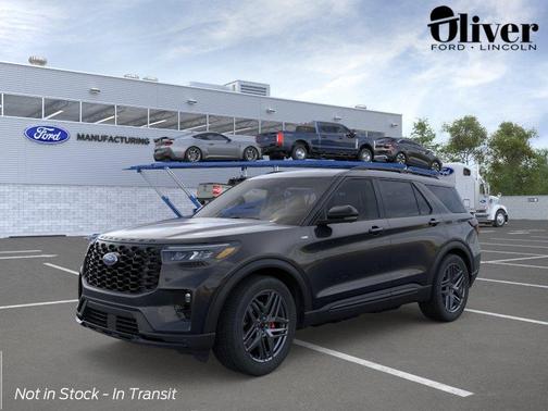 Agate Black Metallic 2026 Ford Explorer ST-Line