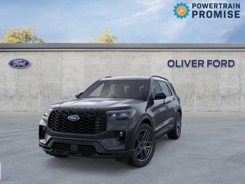 Agate Black Metallic 2026 Ford Explorer ST-Line