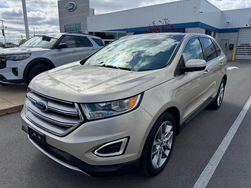 Ruby Red Metallic Tinted Clearcoat 2017 Ford Edge Titanium