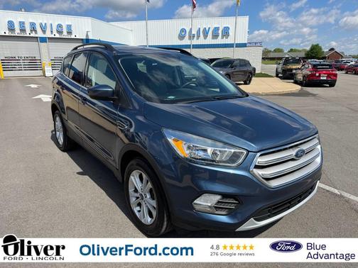 Blue Metallic 2018 Ford Escape SE