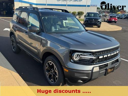 Carbonized Gray Metallic 2025 Ford Bronco Sport Outer Banks SUV