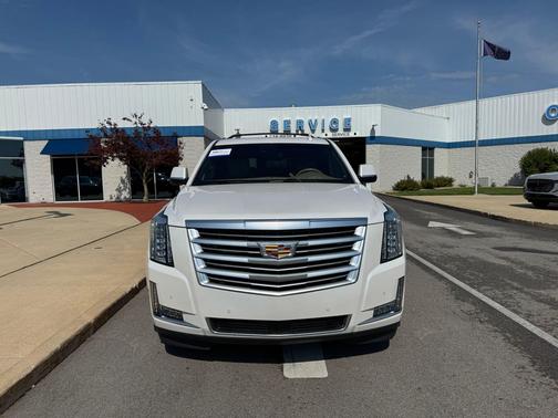 Crystal White Tricoat 2018 Cadillac Escalade ESV Platinum