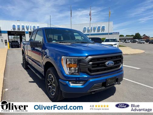 Atlas Blue Metallic 2022 Ford F-150 XLT