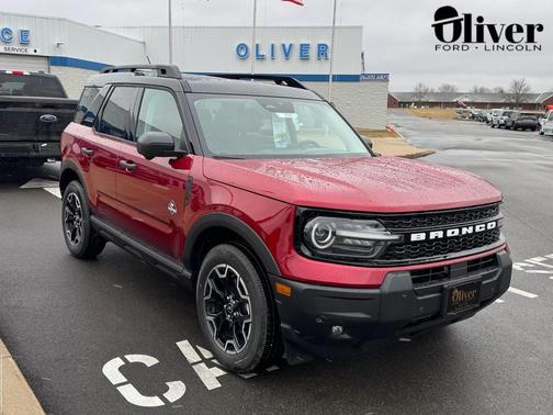 Ruby Red Metallic Tinted Clearcoat 2026 Ford Bronco Sport Outer Banks SUV