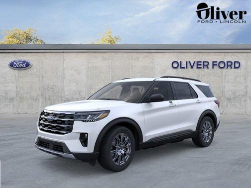 Star White Metallic Tri-Coat 2026 Ford Explorer Active