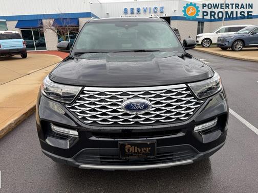 Agate Black Metallic 2022 Ford Explorer Platinum