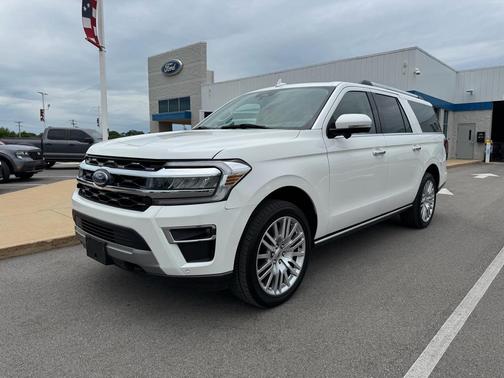 Star White Metallic Tri-Coat 2024 Ford Expedition Max Limited