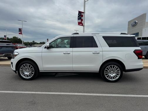 Star White Metallic Tri-Coat 2024 Ford Expedition Max Limited