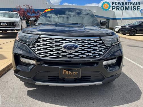 Agate Black Metallic 2022 Ford Explorer Platinum