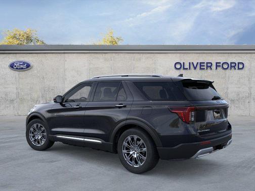 Agate Black Metallic 2026 Ford Explorer Platinum