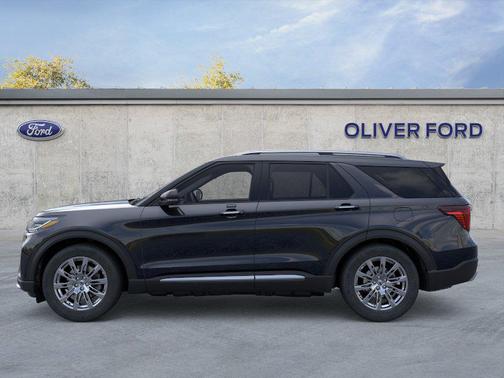Agate Black Metallic 2026 Ford Explorer Platinum