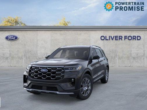 Agate Black Metallic 2026 Ford Explorer Platinum