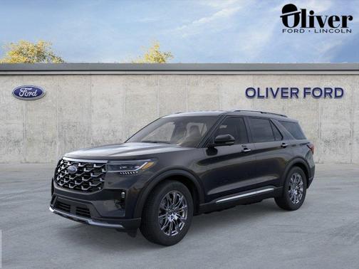 Agate Black Metallic 2026 Ford Explorer Platinum