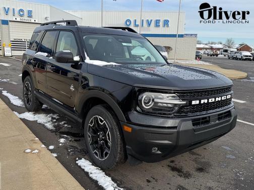 Shadow Black 2025 Ford Bronco Sport Outer Banks SUV