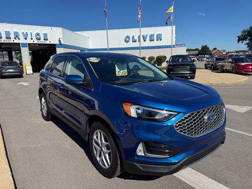 Atlas Blue Metallic 2024 Ford Edge SEL