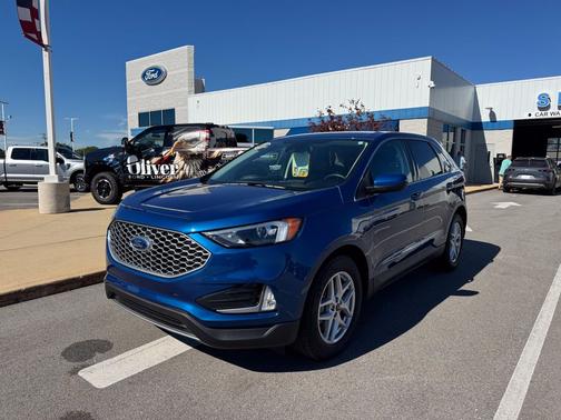 Atlas Blue Metallic 2024 Ford Edge SEL