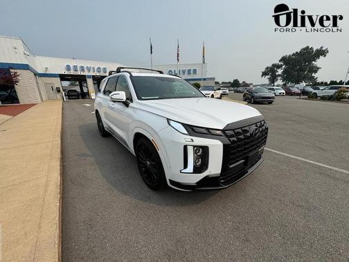 Hyper White 2025 Hyundai PALISADE Calligraphy Night Edition