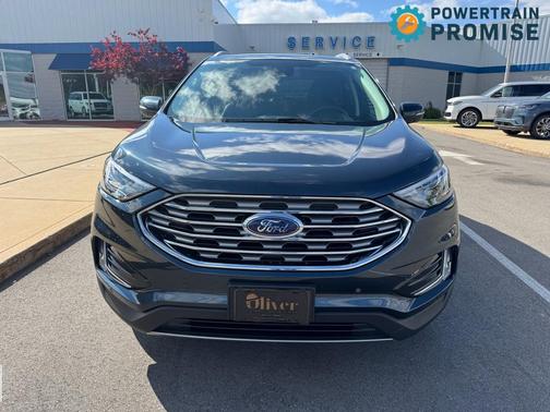 Stone Blue Metallic 2023 Ford Edge Titanium