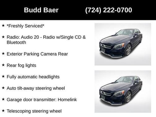 2017 Mercedes-Benz C-Class C 300 4MATIC