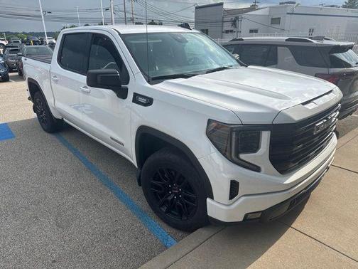 Summit White 2025 GMC Sierra 1500 Elevation