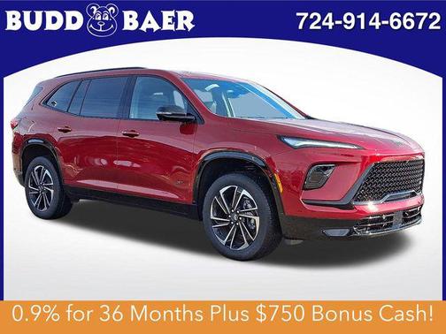 cherry red tintcoat 2026 Buick Enclave Sport Touring