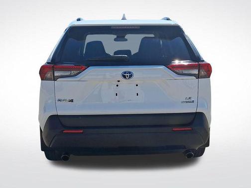 Super White 2021 Toyota RAV4 Hybrid LE