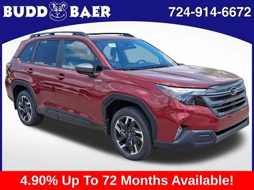 Crimson Red Pearl 2026 Subaru Forester Hybrid Premium