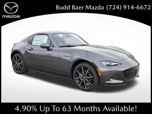 Machine Gray Metallic 2026 Mazda MX-5 Miata RF Grand Touring