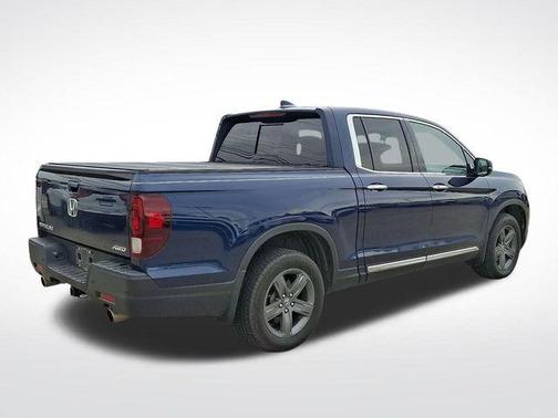 Obsidian Blue Pearl 2021 Honda Ridgeline RTL-E
