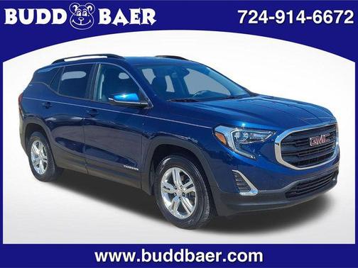 Blue Emerald Metallic 2021 GMC Terrain SLE