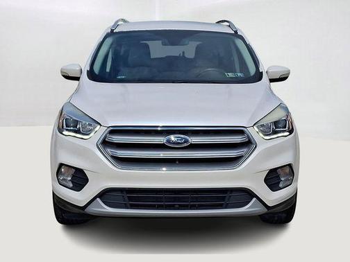 White Platinum Clearcoat Metallic 2017 Ford Escape Titanium