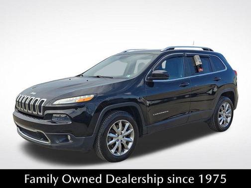 Diamond Black Crystal Pearlcoat 2018 Jeep Cherokee Limited