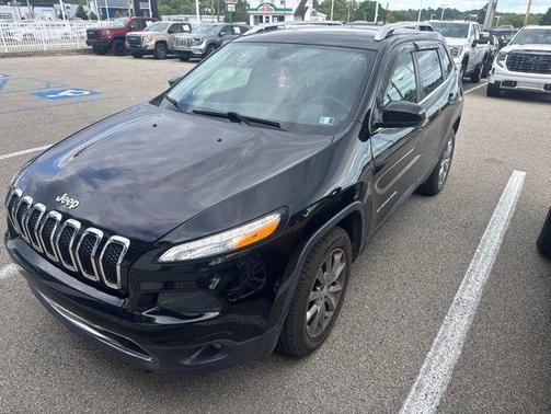 Diamond Black Crystal Pearlcoat 2018 Jeep Cherokee Limited