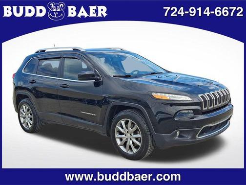 Diamond Black Crystal Pearlcoat 2018 Jeep Cherokee Limited