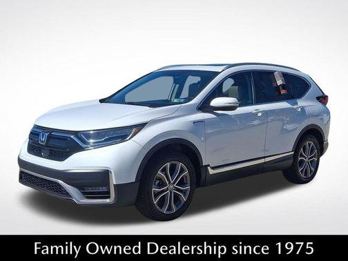 Platinum White Pearl 2022 Honda CR-V Hybrid Touring