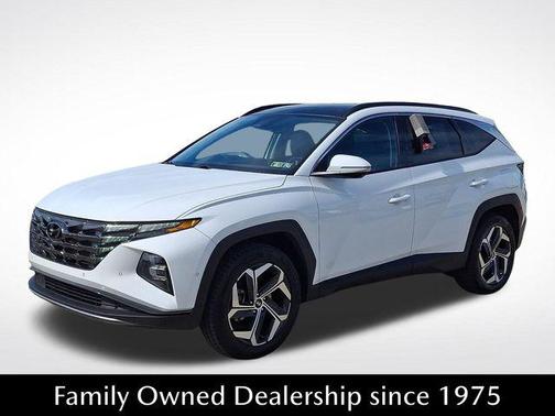 Serenity White Pearl 2023 Hyundai TUCSON Limited