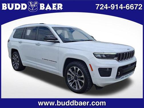 Bright White Clearcoat 2021 Jeep Grand Cherokee L Overland