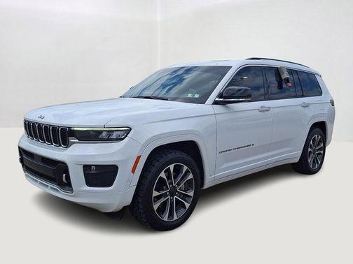 Bright White Clearcoat 2021 Jeep Grand Cherokee L Overland