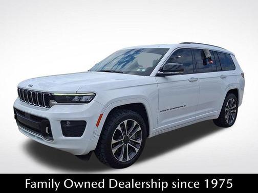 Bright White Clearcoat 2021 Jeep Grand Cherokee L Overland