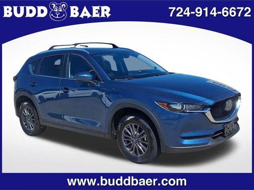 Deep Crystal Blue Mica 2021 Mazda CX-5 Touring