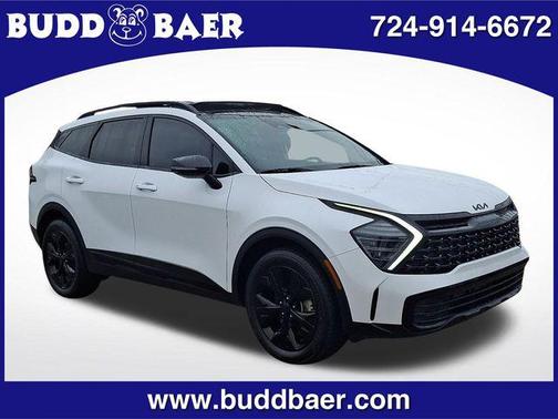 Glacial White Pearl 2025 Kia Sportage X-Line