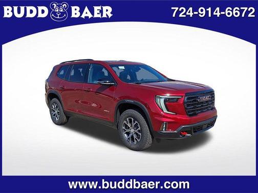 Volcanic Red Tintcoat 2026 GMC Acadia AT4 AWD